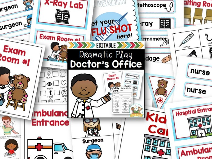 Doctor's Office Dramatic Play Center for Kids