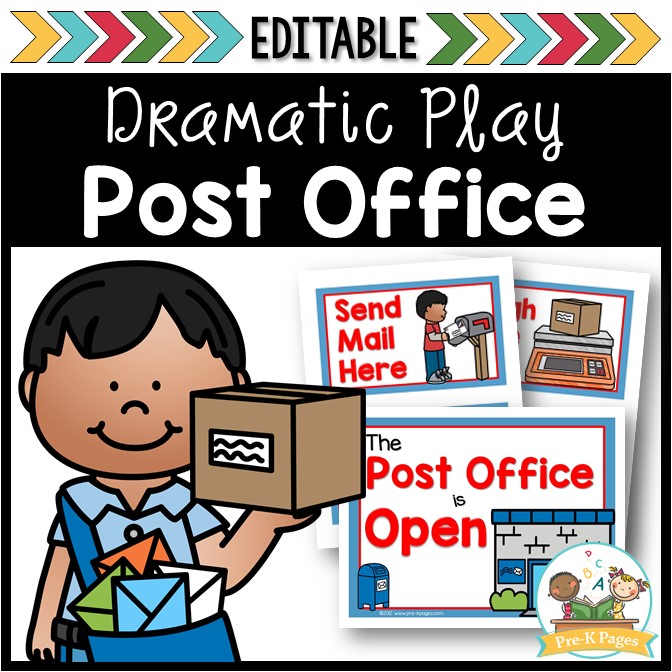 Post Office Dramatic Play Printables Free Printable Word Searches
