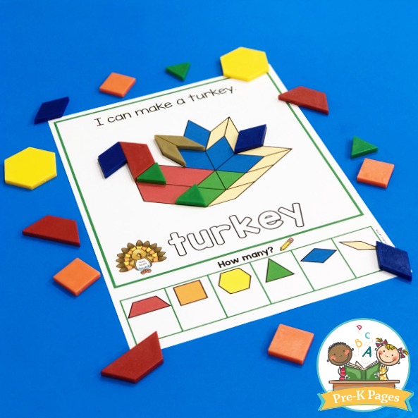 Holiday Pattern Block Mat Bundle Pre K Pages