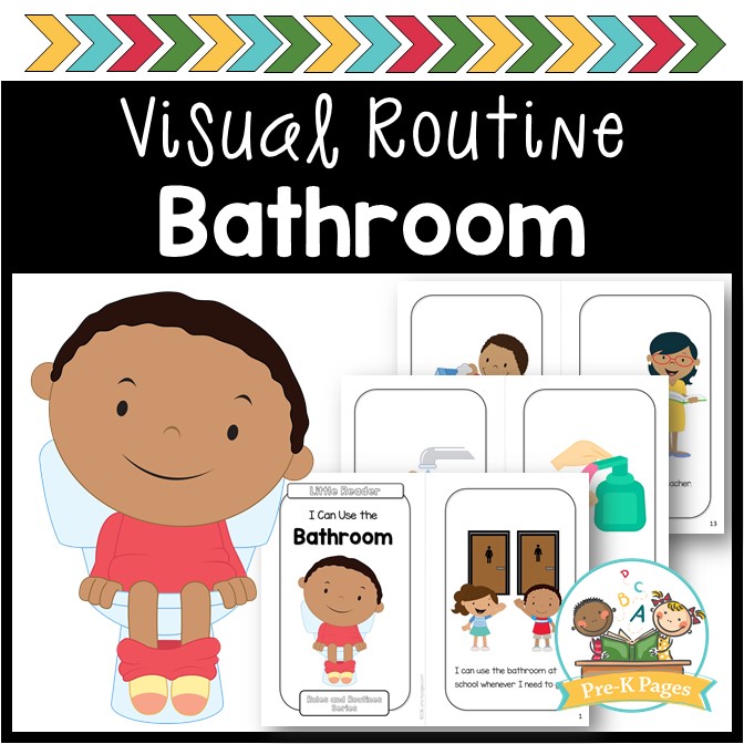 Bathroom Visual Routine Pre K Pages