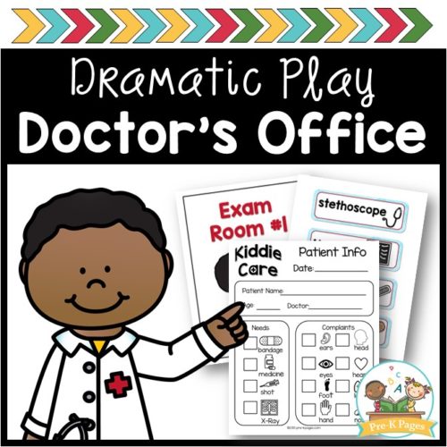 dramatic play doctors office pre k pages