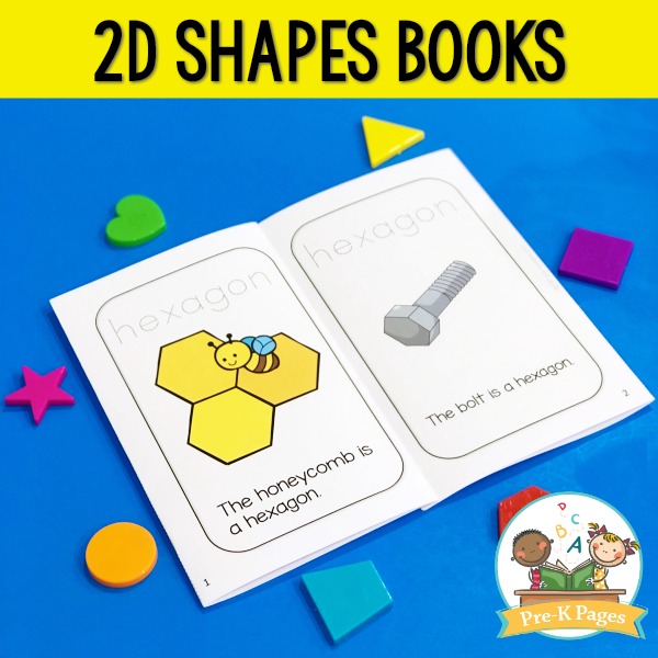 2d Shapes Books Pre K Pages