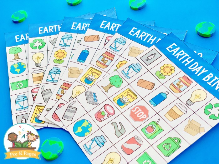 Earth day bingo activity