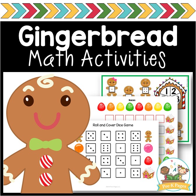 Gingerbread Math - Pre-K Pages