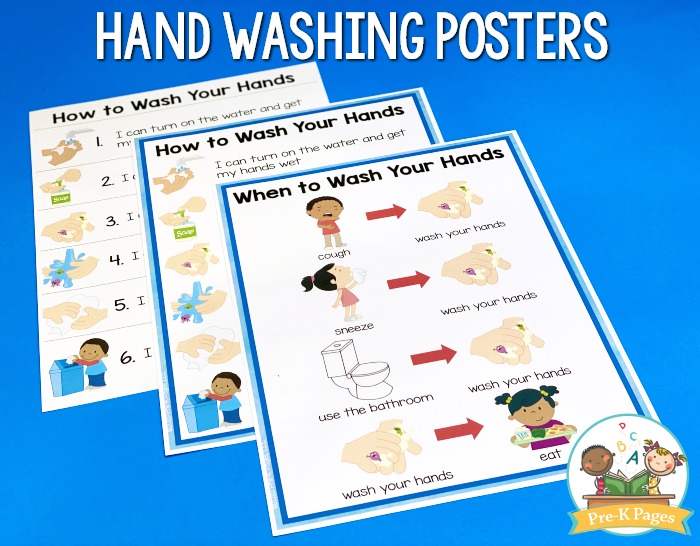 Hand Washing Songs For Preschool Kids Pre K Pages