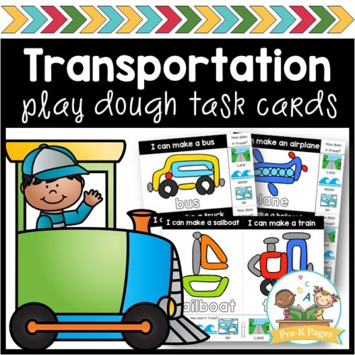 transportation-play-dough-mats-pre-k-pages