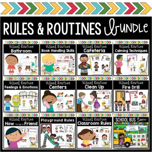 Rules and Routines Classroom Management Bundle - Pre-K Pages