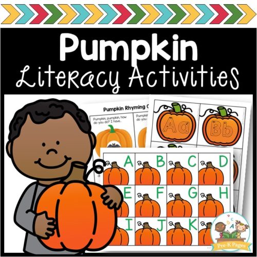 Pumpkin Literacy Activities - Pre-K Pages
