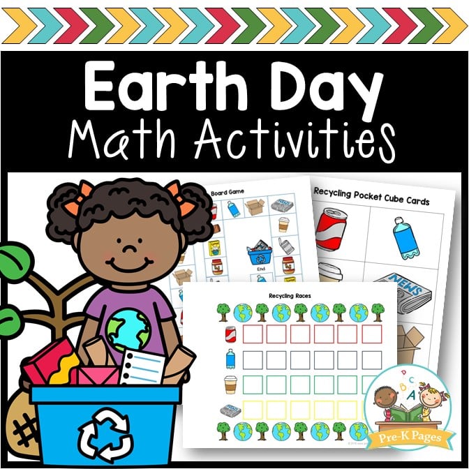 Earth Day Math Pre K Pages