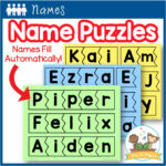 Editable Name Puzzle