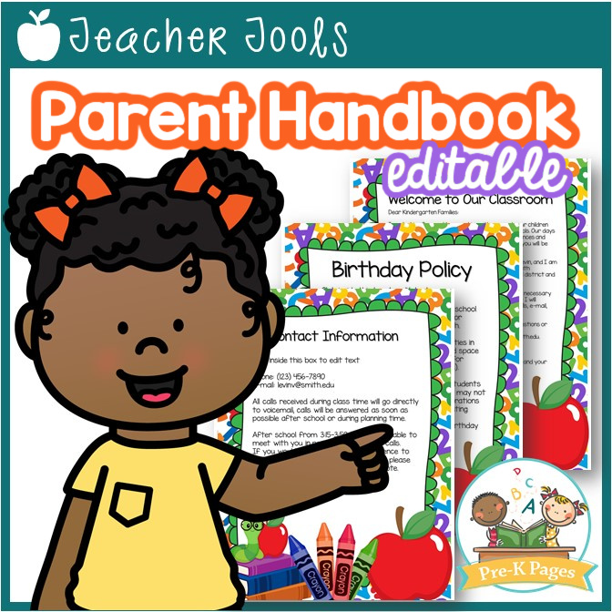 Parent Handbook for preschool