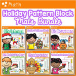 Pattern Block Mats Bundle Holidays