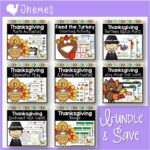 Thanksgiving Activity Bundle for Preschool